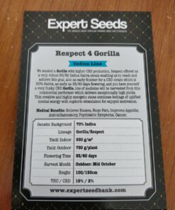 Respect 4 Gorilla - Expert Seeds - Irish Seed Bank